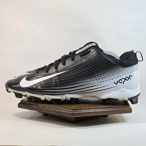 Nike Vapor Strike 5 TD Shoes Mens Size 13 Black White Baseball Cleats 684698-010 - Picture 5 of 10